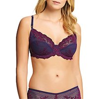 Wacoal Embrace Lace Underwired Full Cup Bra, Astral Aura/Plum