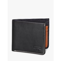 Stanley Bi Fold Leather Wallet, Black
