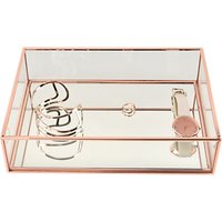 Stackers Classic Deep Open Jewellery Box, Rose Gold