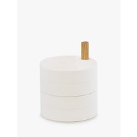 Yamazaki Tosca Wood Accessories Box, White