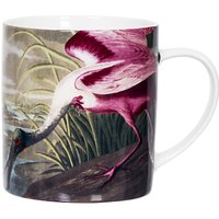 Magpie Spoonbill Small Mug, Pink/White