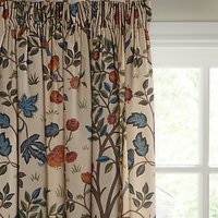 Morris & Co Kelmscott Tree Lined Pencil Pleat Curtains, Multi