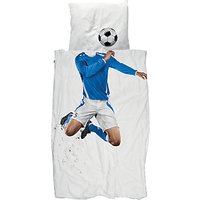 Snurk Footballer Duvet Cover And Pillowcase Set, Single