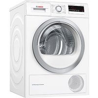 Bosch WTM85230GB Condenser Tumble Dryer With Heat Pump, 8kg Load, A++ Energy Rating, White