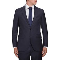 Hackett London Wool Twill Regular Fit Suit Jacket, Navy