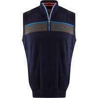 Calvin Klein Golf Champion Half-Zip Knitted Vest, Navy