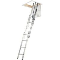 Mac Allister 3 Section 12 Tread Sliding Extension Loft Ladder