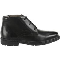 Geox Children's Federico Boots, Black Leather