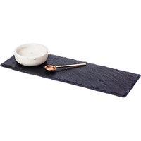 Just Slate Marble And Slate Serving Set