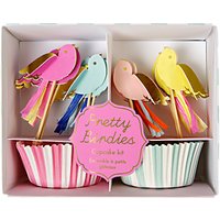 Meri Meri Pretty Birdies Cupcake Kit, Set Of 24