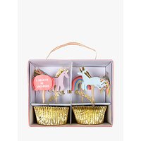 Meri Meri I Believe In Unicorns Cupcake Kit, Set Of 24