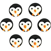 Creative Party Sugarcraft Christmas Penguin Cake Toppers, Pack Of 7