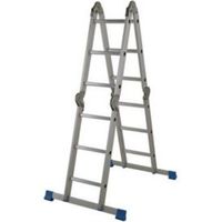 Mac Allister 12 Tread Folding Ladder With Platform