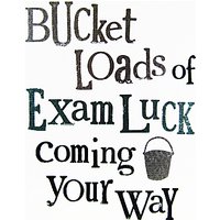 The Bright Side Exam Luck Greeting Card