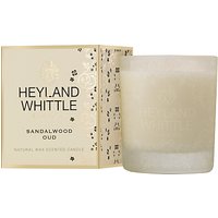 Heyland & Whittle Sandalwood & Oud Candle