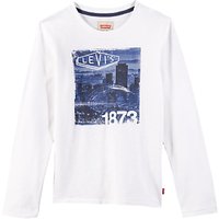 Levi's Boys' Long Sleeve City T-Shirt, White