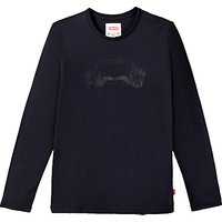 Levi's Boys' Julio Faded Print T-Shirt, Black