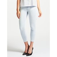 J Brand 835 Mid Rise Cropped Skinny Jeans, Bleached Stripe