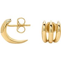 Missoma 18ct Gold Vermeil Claw Stud Earrings, Gold