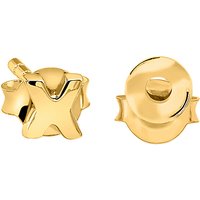 Missoma 18ct Gold Vermeil Hug Kiss Stud Earrings, Gold