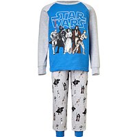 Star Wars Children's Character Pyjamas, Blue/Grey