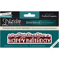 Crafter's Companion Edgeables Happy Birthday Die
