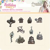 Crafter's Companion Birthday Party Metal Charms