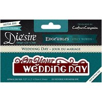 Crafter's Companion Edgeables Wedding Day Die