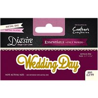 Crafter's Companion Essentials Wedding Day Die