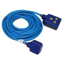 Masterplug 1 Socket 13 A External Extension Lead 10m Blue
