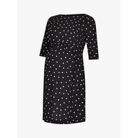 Séraphine Minnie Dots Maternity Dress, Black