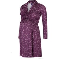 Séraphine Helen Dot Nursing & Maternity Dress, Purple