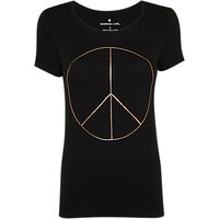 Manuka Peace Out Yoga T-Shirt, Black