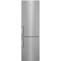 AEG RCB53725MX CustomFlex Fridge Freezer, A++ Energy Rating, 60cm Wide, Stainless Steel