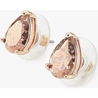 Kate Spade New York Teardrop Stud Earrings, Rose Gold/Pink Glitter