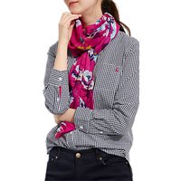 Joules Wensley Posy Scarf, Pink/Multi