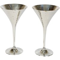 Culinary Concepts Hammered Champagne Goblets, Set Of 2