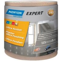 Norton Expert 240 Grit Sandpaper Roll (L)5m (W)115mm