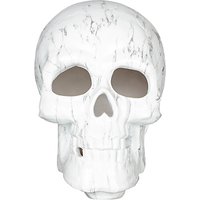 John Lewis White Marble Light-Up Skull
