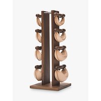 NOHrD By WaterRower Swing Bell Weights Tower Set, Walnut