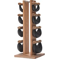 NOHrD By WaterRower Swing Bell Weights Tower Set, Oak