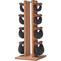 NOHrD By WaterRower Swing Bell Weights Tower Set, Cherry