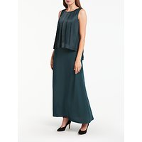 Bruce By Bruce Oldfield Double Layer Maxi Dress, Forest Green