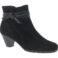 Gabor Tiffey Cone Heeled Ankle Boots, Black