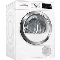 Bosch WTW85470GB Condenser Tumble Dryer With Heat Pump, 8kg Load, A++ Energy Rating, White