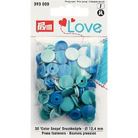 Prym Press Snap Colour Fasteners, 12mm, Pack Of 30