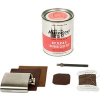 Men's Society Make Your Own Hip Flask And Leather Case Kit