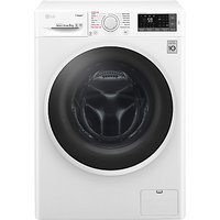 LG F4J6TY0WW Freestanding Washing Machine, 8kg Load, A+++ Energy Rating, 1400rpm Spin, White