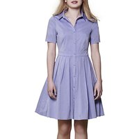 Yumi Short Sleeve Shirt Dress, Blue