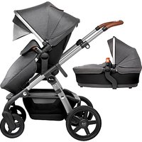 Silver Cross Wave Pushchair And Carrycot, Granite